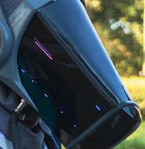 Screen tearing caught on camera